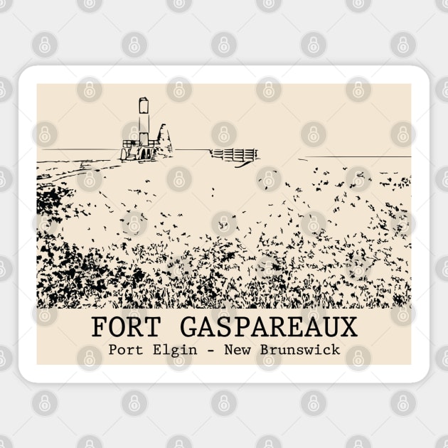 Fort Gaspareaux - Port Elgin NB Magnet by Lakeric